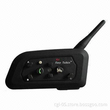 Motorcycle Bluetooth Intercom Walkie-talkie with Remote Control on Hand Grip